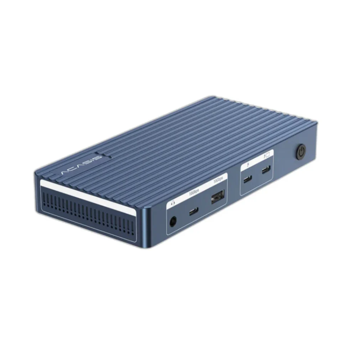 Acasis TB4011 11 in 1 Thunderbolt 4, 4K@60Hz HDMI, 8K@60Hz DP, 2x USB3.1, 2x USB2.0, 2.5G LAN, 3.5mm Audio, SD/TF Kart Docking Station (Adaptörlü) (AC-TB4011)