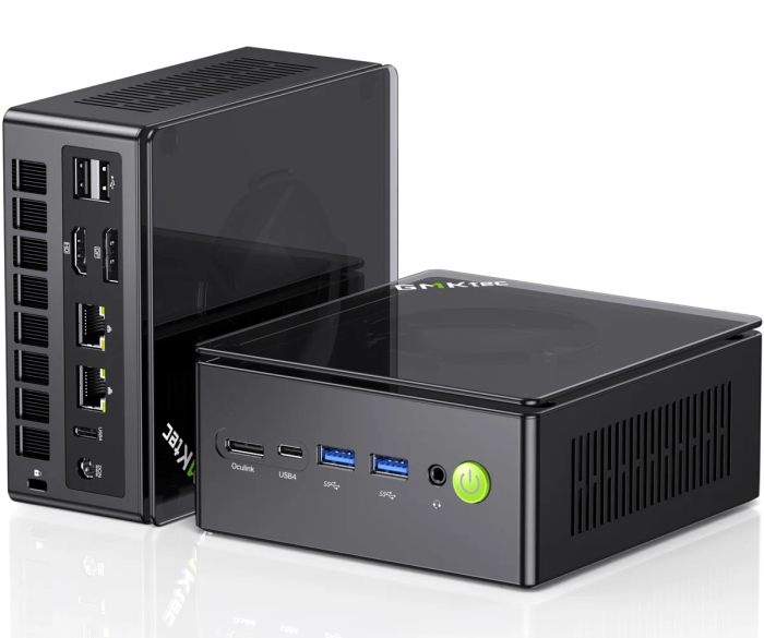 GMKTec K8 PLUS AMD 8845HS İşlemci , 64GB DDR5 5600Mhz RAM, 1TB SSD, Oculink ve Thunderbolt 4, 2x2.5G Win 11 PRO Mini PC