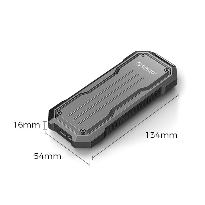 Orico OXS2C3-G2 M.2 NVMe/SATA NGFF - M Key&B+M Key 10Gbps Type-C Outdoor Çinko Alaşım SSD Disk Kutusu