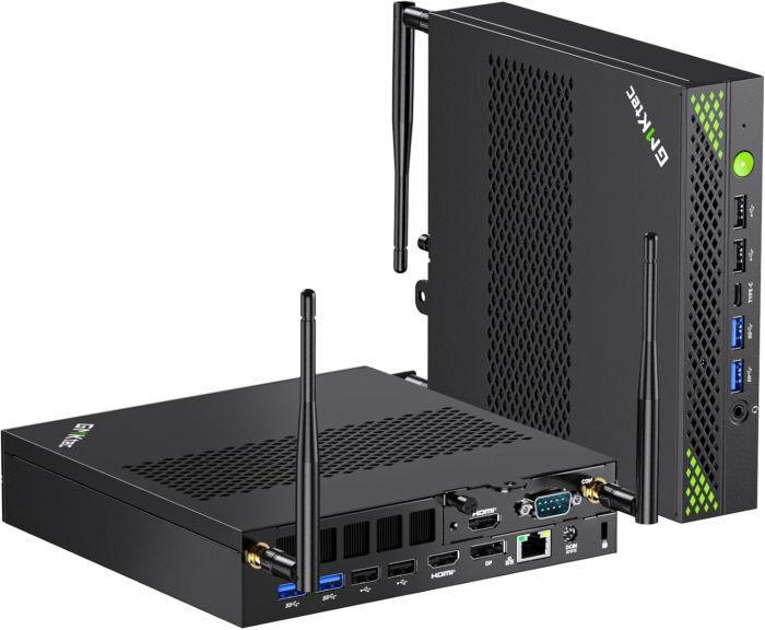 GMKtec K10 Intel i9 13900HK İşlemci, 96GB DDR5 5600Mhz RAM, 2TB M.2 SSD, 2.5G Ethernet, 8x USB, Seri (COM) Port, 4 Ekran Çıkışlı Win 11 PRO Mini PC