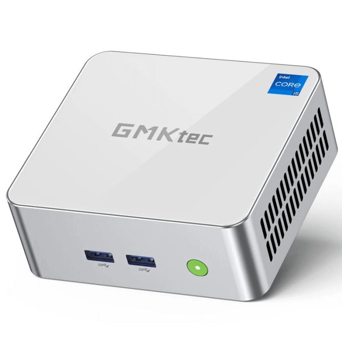 GMKtec M3 Intel i5 12450H İşlemci, 16GB DDR4 3200Mhz RAM, 512GB M.2 NVMe SSD, 2xHDMI, 4xUSB, 2.5G Win 11 PRO Mini PC