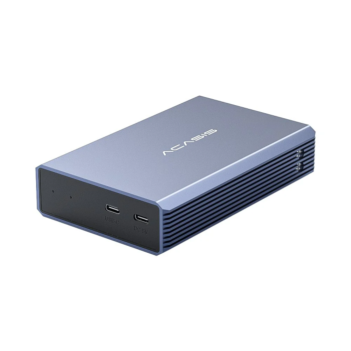 Acasis EC7252 - 2 Adet 2.5" SATA 6TB HDD Uyumlu, 4 RAID Modu, 5Gbps Veri Aktarım, Type-C Disk İstasyonu