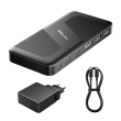 Acasis DS9003 11 in 1 USB-C Docking Station, Intel JHL7440 Chipset, 2x Type-C 40Gbps, 8K60Hz DP, 1x USB 3.0 - 4x USB 2.0, 2x Type-C 5Gbps, PD 100W, Windows/Mac OS Uyumlu (Adaptörlü) (DS9003)