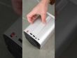 Orico M435 Mini Tower Mac Mini 2024 Workstation - M.2 NVMe, 2xHDD Yuvalı,RAID,USB 3.2,Type-C,SD/TF Card