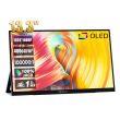 Zeuslap OL133ED 13.3" 1920*1080@60Hz Full HD OLED Type-C 100000:1 Kontrast 400Cd/m² Yansıma Önleyici Dokunmatik Ekranlı Taşınabilir Monitör (ZL-OL133ED)