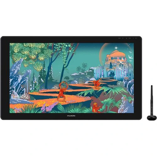 Huion Kamvas 24 Plus 2.5K IPS Panel QHD 23.8" LCD Grafik Tablet 8192 Kademe Basınç Hassasiyetli, 140% sRGB, 5080LPI Çözünürlük 2560 x 1440 Grafik Tablet (HUGS2402)