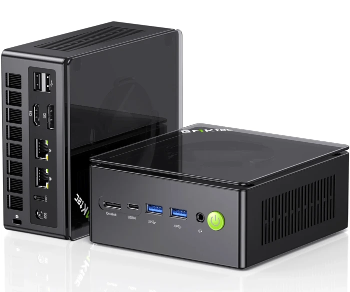 GMKTec K8 PLUS AMD 8845HS İşlemci , 64GB DDR5 5600Mhz RAM, 2TB (2x1TB) SSD, Oculink ve Thunderbolt 4, 2x2.5G Win 11 PRO Mini PC