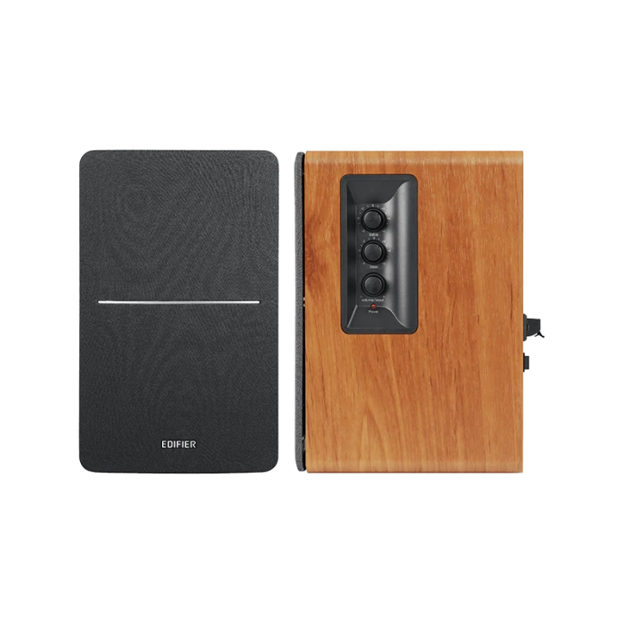 Edifier R1280DBs Subwoofer Çıkışlı Raf Tipi Aktif Hoparlör Bookshelf Speaker (Kahverengi)