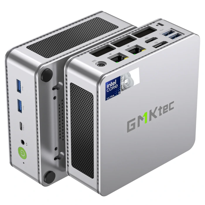 GMKtec K9 Intel Ultra 5 125H İşlemci, 32GB DDR5 5600Mhz RAM, 1TB M.2 SSD, Thunderbolt 4, 2x2.5G Win 11 PRO Mini PC