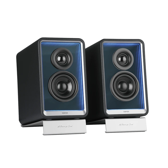 Edifier QR65 GaN Şarjlı Masaüstü Aktif Bluetooth Monitör Hoparlör (Alüminyum Stand Hediyeli)