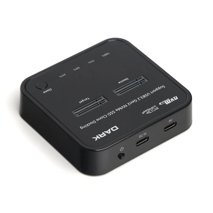 Dark USB 3.2 Gen 2 M.2 SSD Klon Destekli Disk İstasyonu (DK-AC-DSDM2X2C)