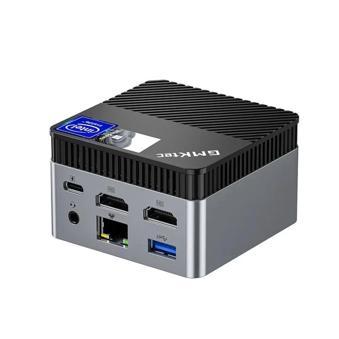 GMKtec G5 Intel N97 İşlemci, 12GB 4800Mhz DDR5 RAM, 256GB SSD, 2xHDMI, 3xUSB Win 11 PRO Ultra Mini PC