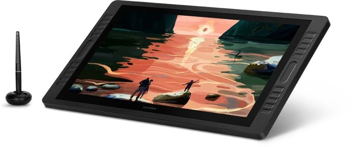 Huion Kamvas Pro 22 (2019) IPS Panel FHD 22" LCD Grafik Tablet 8192 Kademe Basınç Hassasiyetli 120% sRGB, Dual TouchBar, 20xHot Key, 5080LPI Çözünürlük 1920 x 1080 Grafik Tablet (HUGT2201)
