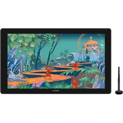 Huion Kamvas 24 Plus 2.5K IPS Panel QHD 23.8" LCD Grafik Tablet 8192 Kademe Basınç Hassasiyetli, 140% sRGB, 5080LPI Çözünürlük 2560 x 1440 Grafik Tablet (HUGS2402)