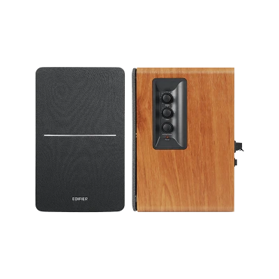 Edifier R1280DBs Subwoofer Çıkışlı Raf Tipi Aktif Hoparlör Bookshelf Speaker (Kahverengi)