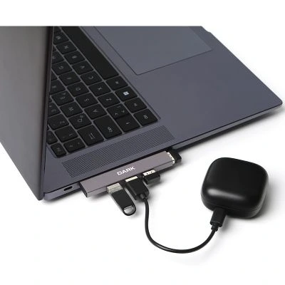 Dark 4 Port USB Çoklayıcı HUB, Type-C to 1X USB3.0 & 3X USB2.0 Type-A (DK-AC-USB34C)