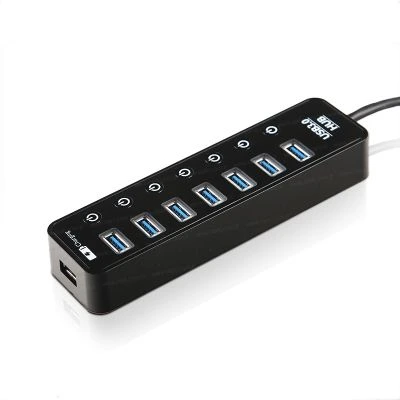Dark 7 Port USB 3.0 Hub ve 1 Port Yüksek Hızlı Şarj Adaptörlü USB Çoklayıcı (DK-AC-USB371)