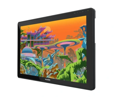 Huion Kamvas 22 Plus IPS Panel Full HD LCD Grafik Tablet 8192 Kademe Basınç Hassasiyetli, 140% sRGB, 5080LPI Çözünürlük Grafik Tablet (HUGS2202)