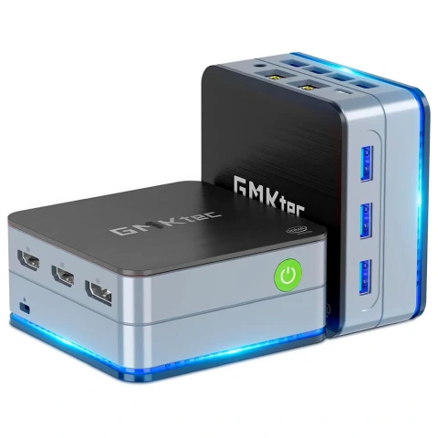 GMKtec G2 PLUS Intel N150 İşlemci, 12GB DDR5 RAM, 512GB NVMe SSD, 3xHDMI, 3xUSB, 2xEthernet Win 11 PRO Mini PC