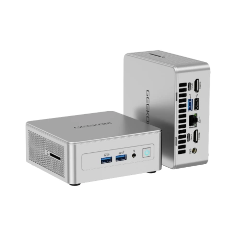 Geekom AE8 Ryzen 9 8945HS, 32GB DDR5, 1 TB M.2 SSD, Bluetooth 5.2, WiFi 6E, 1x Ethernet, 2x HDMI, Win11 PRO Mini PC
