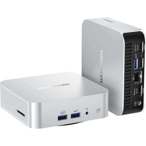 Geekom A8 Ryzen 7 8845HS İşlemci, 32GB DDR5 5600Mhz RAM, 1TB SSD, 2x HDMI,USB4, WiFi6+BT 5.2, Win 11 Pro Mini PC