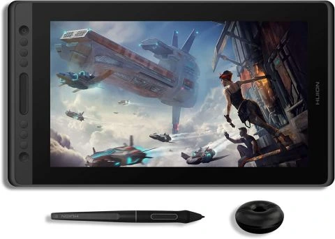 Huion Kamvas PRO 13 IPS Panel 13" LCD 8192 Kademe Basınç Hassasiyetli %120 sRGB 5080LPI Çözünürlük 1920x1080 Grafik Tablet - Stand Dahil (HUGT-133)