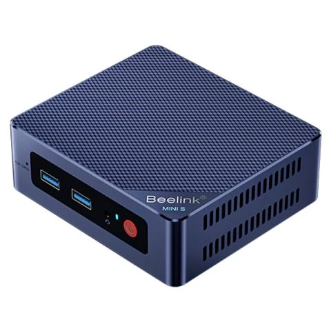 Beelink MINI S12 PRO - 12.Nesil Intel N100 İşlemci, 16GB DDR4 3200Mhz RAM, 500GB SSD,2xHDMI,Gigabit LAN, WiFi6+BT, Win 11 Pro Mini PC